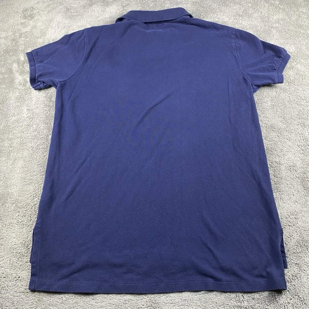 POLO RALPH‎ LAUREN Custom Fit Shirt Mens Large BlueShort Sleeve Knit